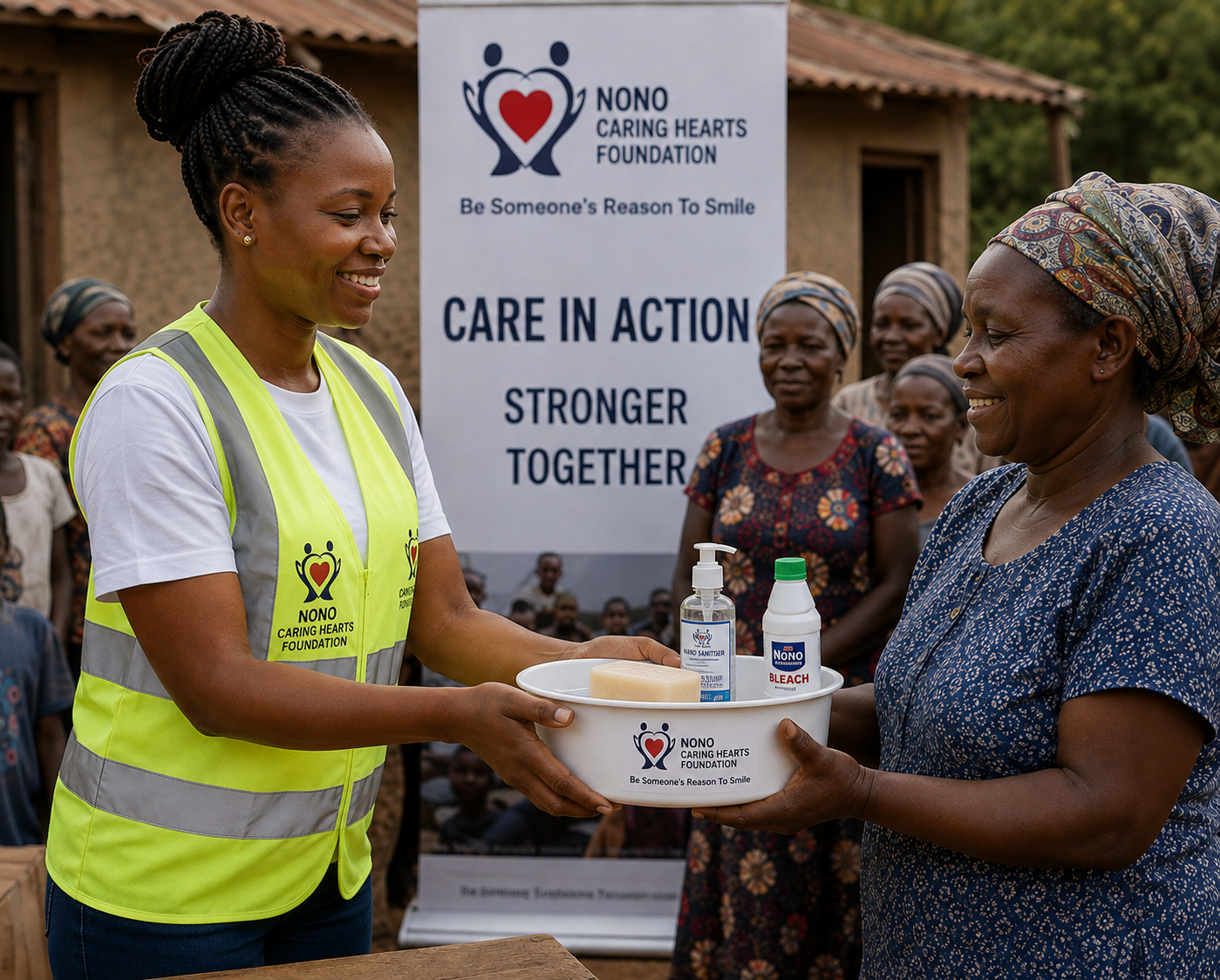 Nono Caring Hearts Foundation community outreach in action